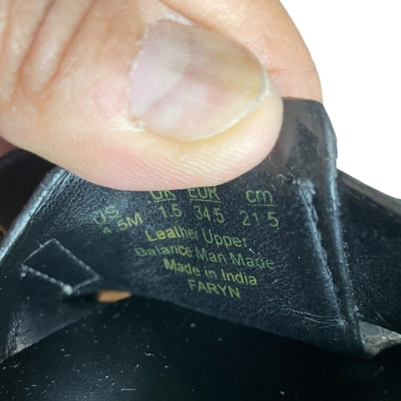 Naturalizer FARYN Leather Sandals, Women's Size 4.5, Snake Print Blue - Picture 8 of 9